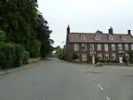 Lovett House and wall attached to rear