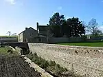 Moat Walls, 2 Bridges Across Moat, Garden Wall and Gate Piers at Low Butterby Farm