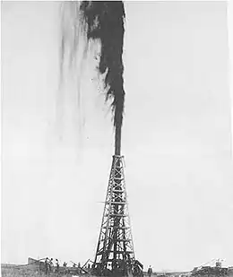 Lucas Gusher, Spindletop Oil Field