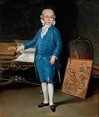 Portrait of Luis María de Borbón y Vallabriga as a Child, 1783, by Francisco de Goya.