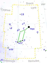 Epsilon Lyrae is located in 100x100