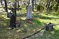 Memorial stone in cemetery