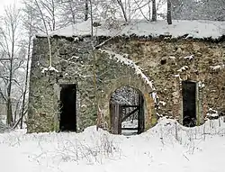 Ruins of black podwer factory