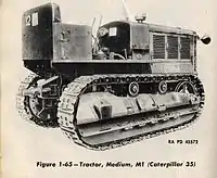 G47 M1 Medium tractor Cat Model 35