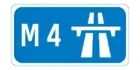 M4 motorway shield}}