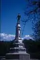 The James W. Marshall monument in Coloma