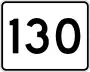 Route 130 marker