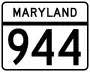 Maryland Route 944 marker