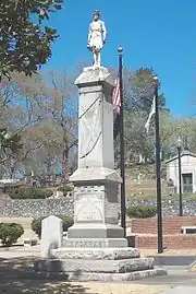 Nathan Bedford Forrest Monument, Myrtle Hill Cemetery, Rome