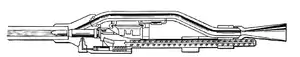 Cutaway drawing of the MK 115 cannon.