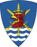 Szczecin griffin used in the emblem of Multinational Corps Northeast.