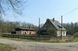 Protected Landscape Area of Dąbrowy Krotoszyńskie and Baszków-Rochy, Jasne Pole complex. Former forester's lodge in Dąbrowa