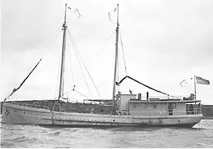 USFS Eider, "Pribilof tender" from 1919 to 1930.