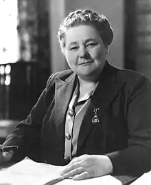 Mabel Howard, who in 1947 became the first female Cabinet Minister