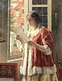 The Letter (inspired by Vermeer)