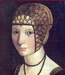 Portrait of Anna d'Alençon by Macrino d'Alba