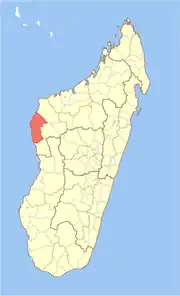 Location in Madagascar