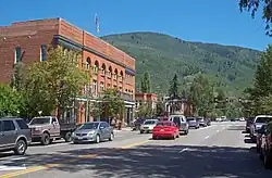 Main Street and the Hotel Jerome