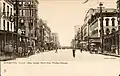 Main Street, north from Preston Avenue, Houston (postcard, circa 1905-1907)