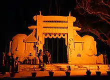 Main gate of the Heritage Park, Agartala