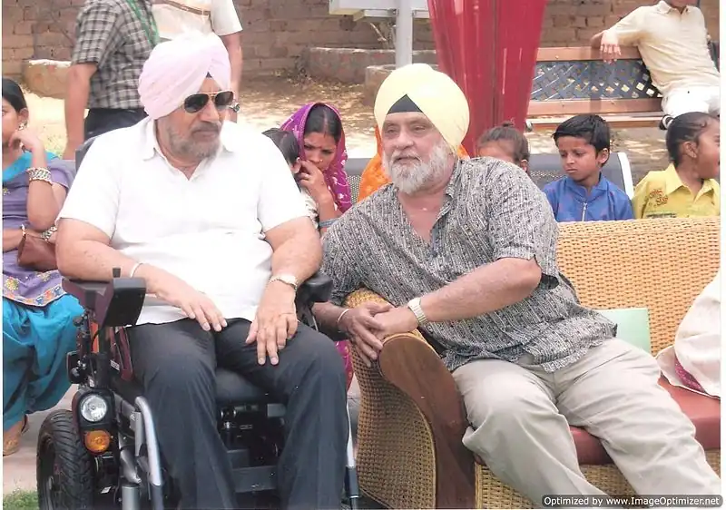 Major Ahluwalia with Mr. Bishan Singh Bedi.jpg