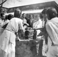 Building a Shaheed Minar at Dhaka College, 1953