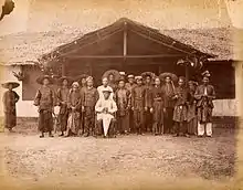 Formal outdoor group photograph