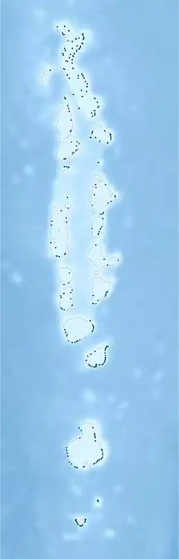 Hulhumeedhoo is located in Maldives