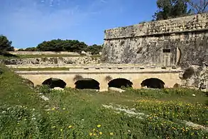 Railway bridge near Saint Philip's Bastion, Floriana