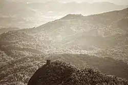 El Yunque Rain Forest and tower as seen from Mameyes II