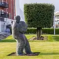 Man and Globe, at Gunwharf Quays, Portsmouth