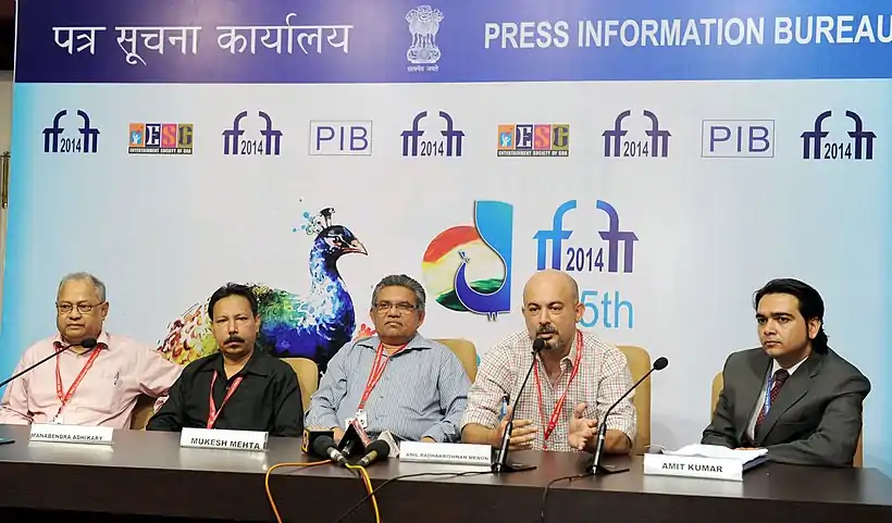 Manabendra Adhikary, Director and Anil Radhakrisnan Menon, Producer of the film ‘OTHELLO’ and Mukesh Mehta, Producer of the film ‘NORTH 24 KAATHAM’, at a press conference.jpg