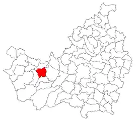 Location in Cluj County