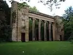 Colonnade by Lake to South of Heaton Hall