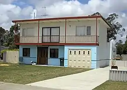 Sloped flat roof, house, Western Australia