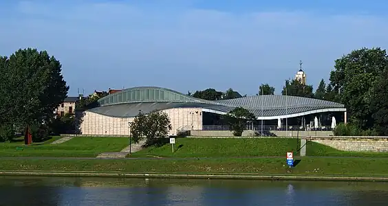 Manggha Museum of Japanese Art and Technology in Kraków, Poland, by Arata Isozaki and Krzysztof Ingarden (1994)