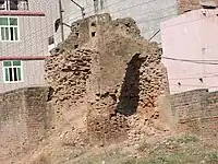 Mani Majra Fort, ruined courtyard view