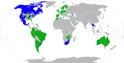 Map of world medical cannabis laws