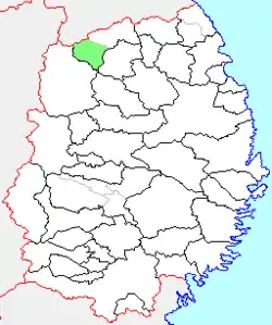 Location of Jōbōji in Iwate Prefecture