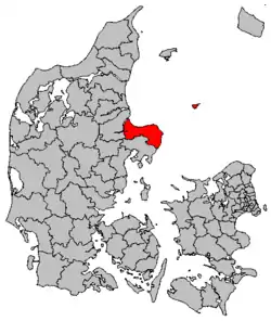 Location in Denmark