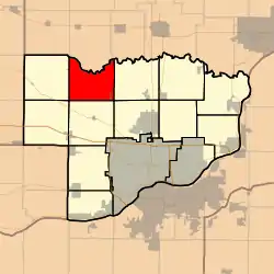 Location in Scott County