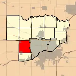 Location in Scott County