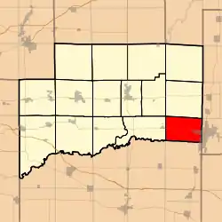 Location in Clinton County