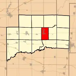 Location in Clinton County