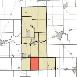 Location in Miami County