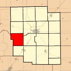 Location in Logan County