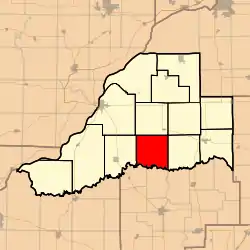 Location in Mason County