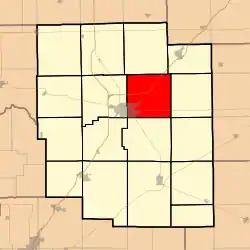 Location in Logan County