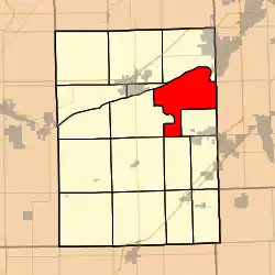 Location in Grundy County