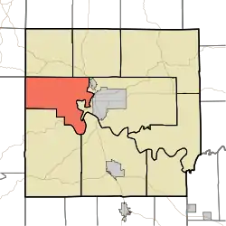 Location in Lawrence County